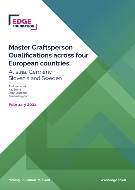 Master Craftsperson Qualifications across four European countries: Austria, Germany, Slovenia and Sweden