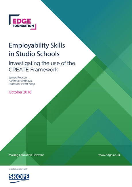 Employability Skills in Studio Schools: Investigating the use of the CREATE Framework