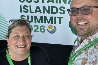 Susan and Olly Global Islands summit edit 3