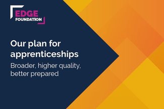 our plan for apprenticeships cover