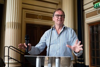 Bill in action at CC event 2023