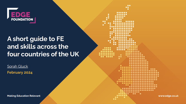 A short guide to FE and skills across the four countries of the UK